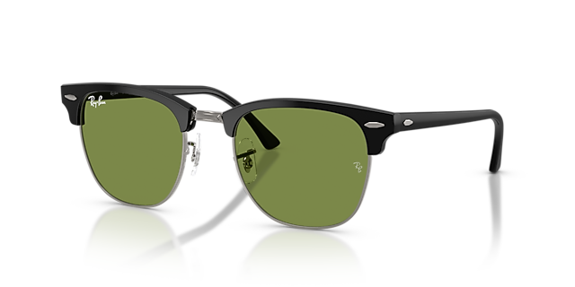 RB3016 Matte Black On Black AcetatSunglass Frames von B24, Dreiviertelansicht