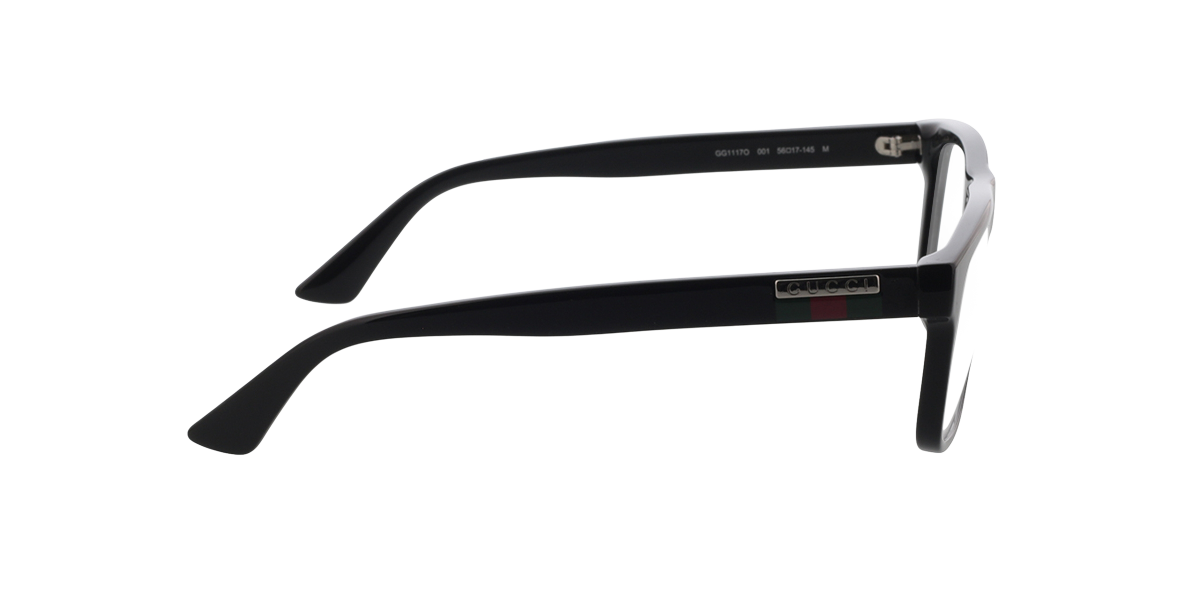 GG1117O Zwart KunststofEyeglass Frames van B24, Zijaanzicht