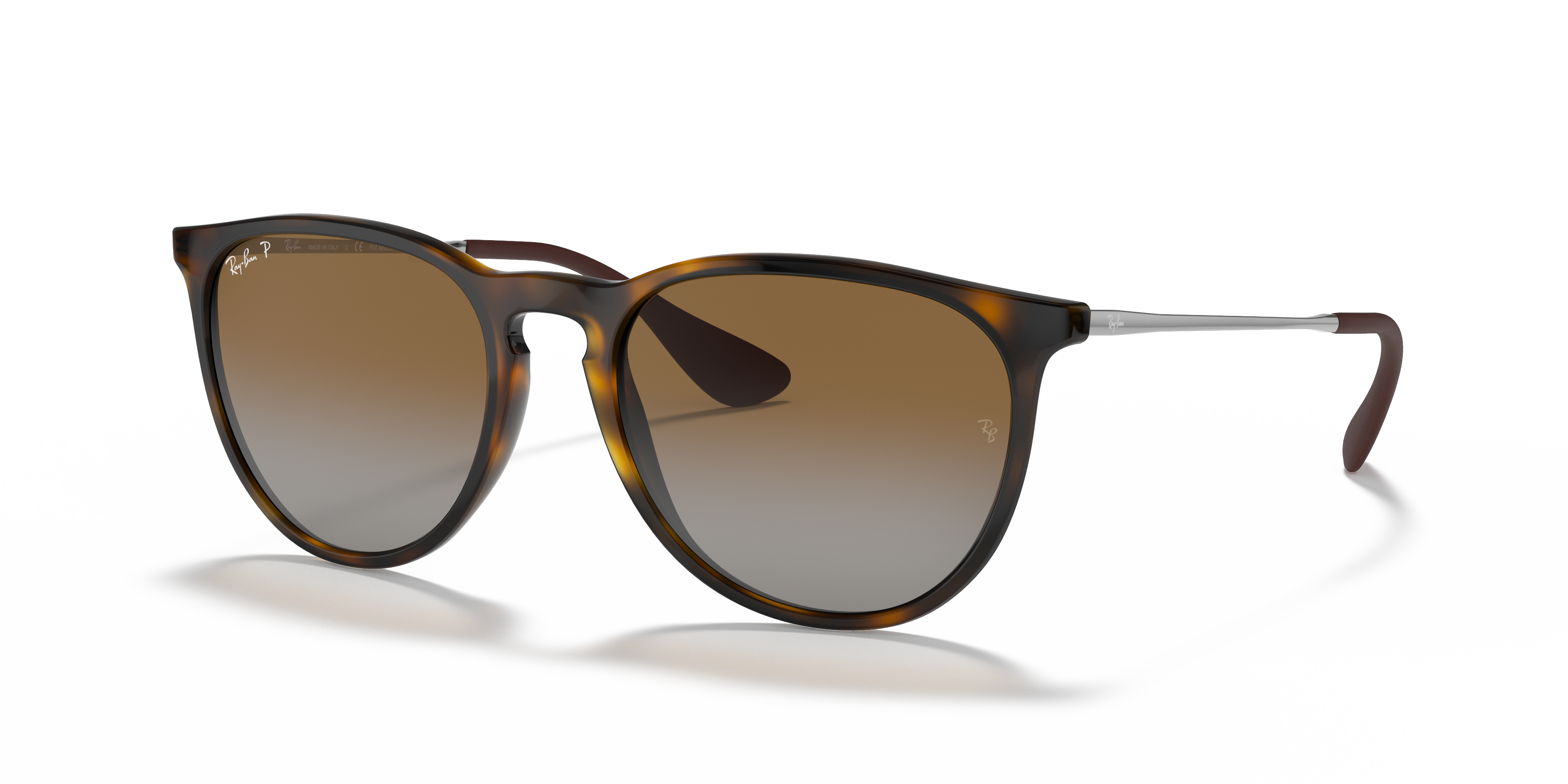 RB4171 Licht Havana KunststofSunglass Frames van B24, Hoekweergave