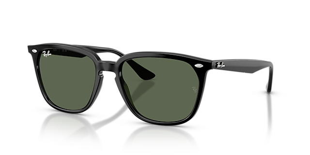 RB4362 Schwarz KunststoffSunglass Frames von B24, Dreiviertelansicht