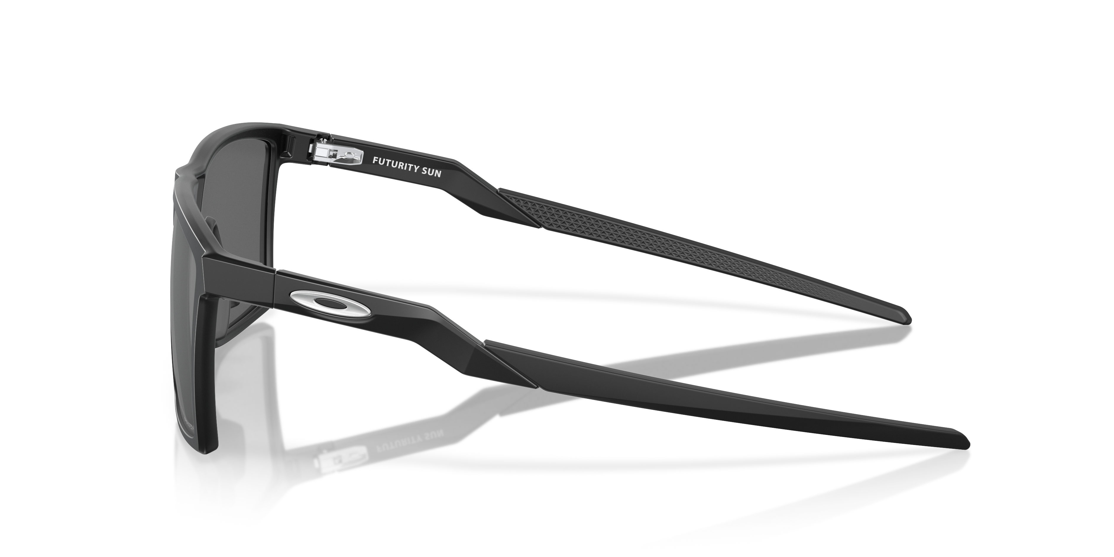 Futurity Sun Schwarz satiniert KunststoffSunglass Frames von B24, Seitenansicht