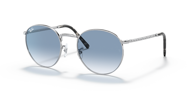 RB3637 Silber MetallSunglass Frames von B24, Dreiviertelansicht