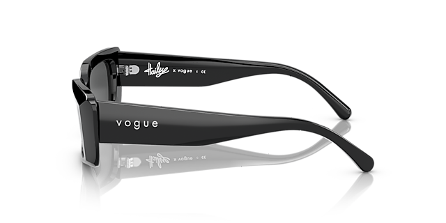 VO5440S Zwart AcetaatSunglass Frames van B24, Zijaanzicht