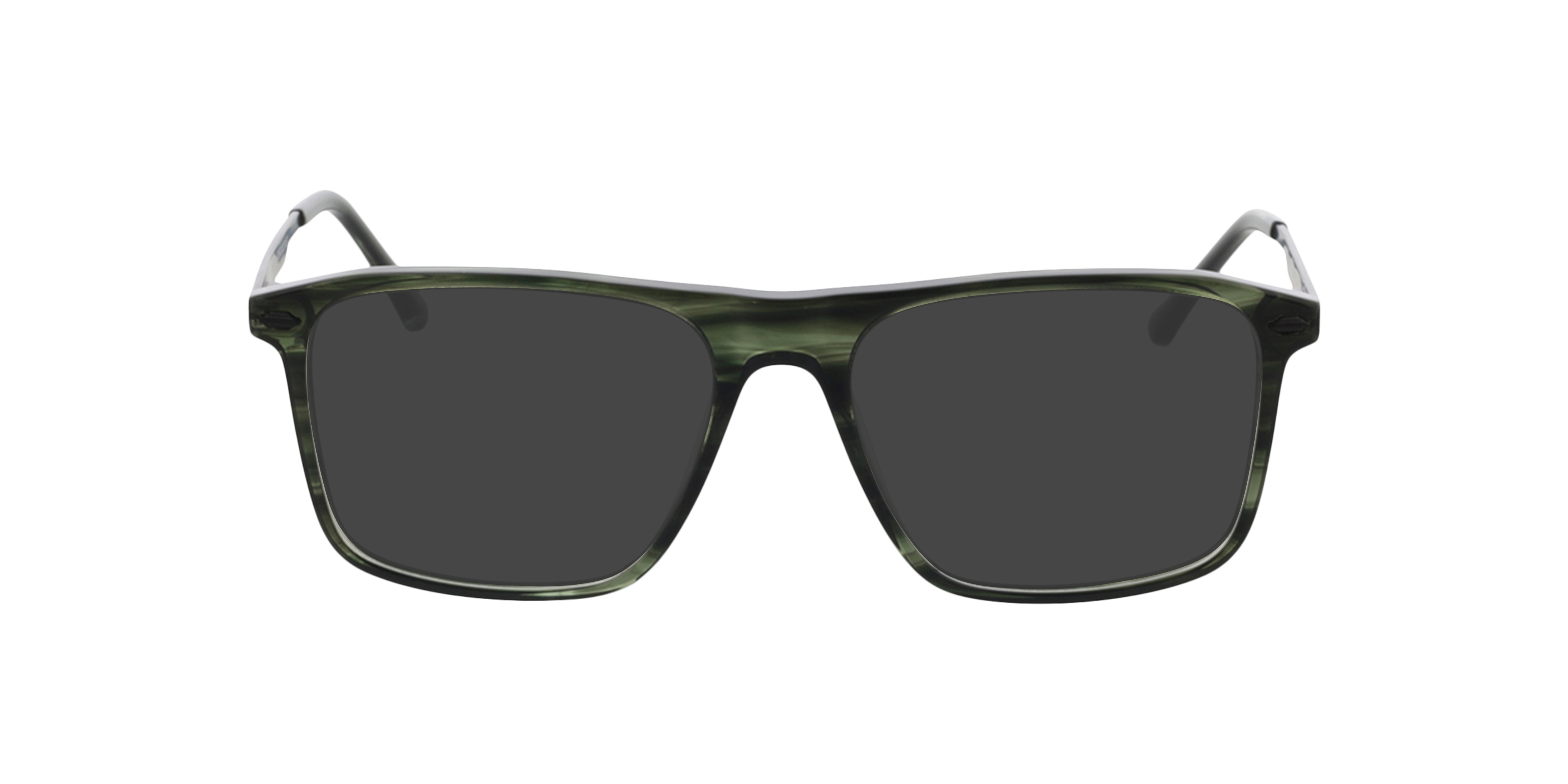 Mike Green Horn  &  Matt Black AcetatEyeglass Frames von B24, mit getönten Gläsern