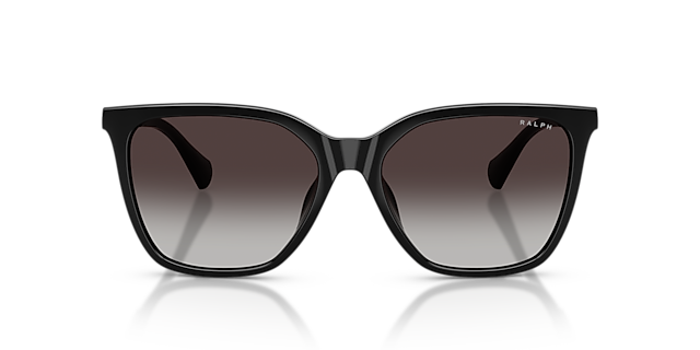 RA5328U Schwarz glänzend KunststoffSunglass Frames von B24, Vorderansicht