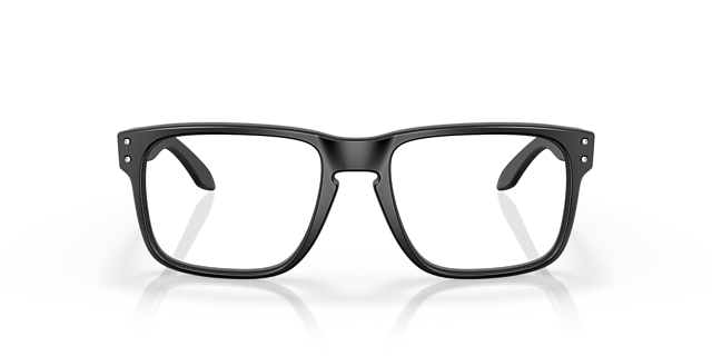 Holbrook™ Schwarz satiniert KunststoffEyeglass Frames von B24, Vorderansicht