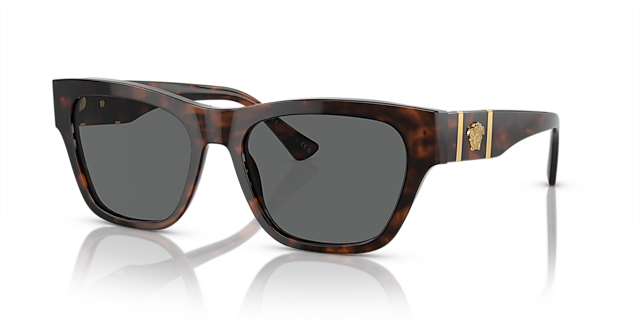 VE4457 Havana AcetaatSunglass Frames van B24, Hoekweergave