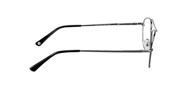 Glendale Antraciet MetaalEyeglass Frames van B24, Zijaanzicht