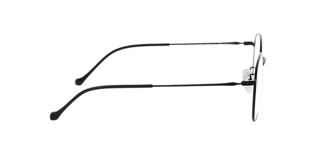 Charlottenburg Schwarz MetallEyeglass Frames von B24, Seitenansicht