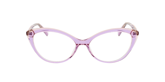 Rose Bilayer Purple  &  Peach AcetatEyeglass Frames von B24, Vorderansicht