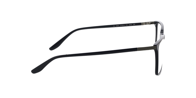 Bradley Donker marineblauw AcetaatEyeglass Frames van B24, Zijaanzicht