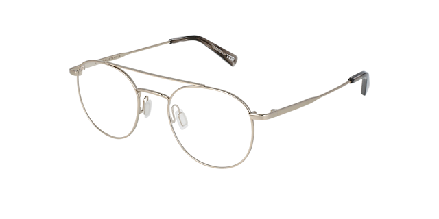 Merlin Platinum Silver Titanium TitaanEyeglass Frames van B24, Hoekweergave