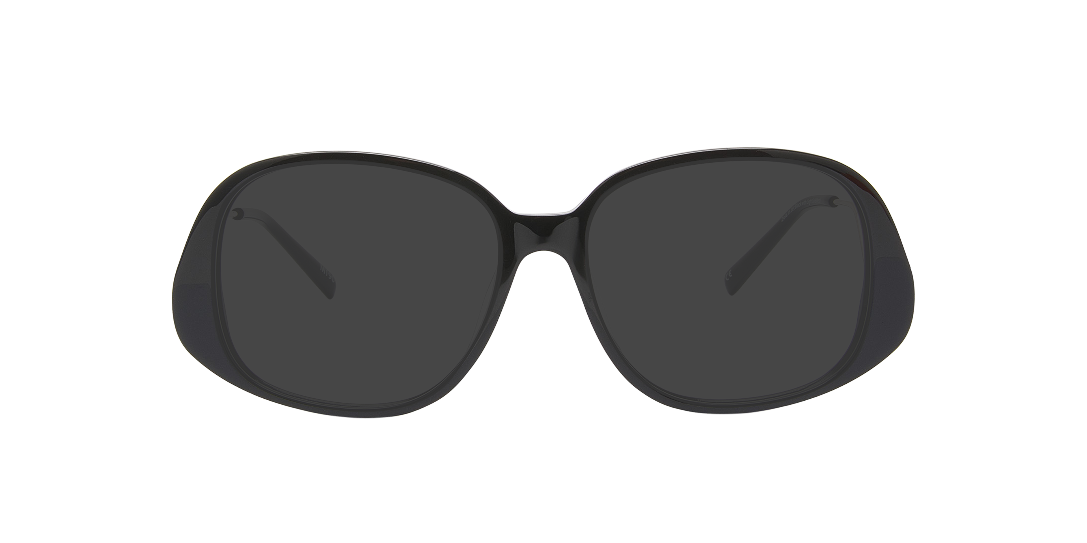 Zela Jet Black & Gold Metal AcetaatEyeglass Frames van B24, met getinte lenzen