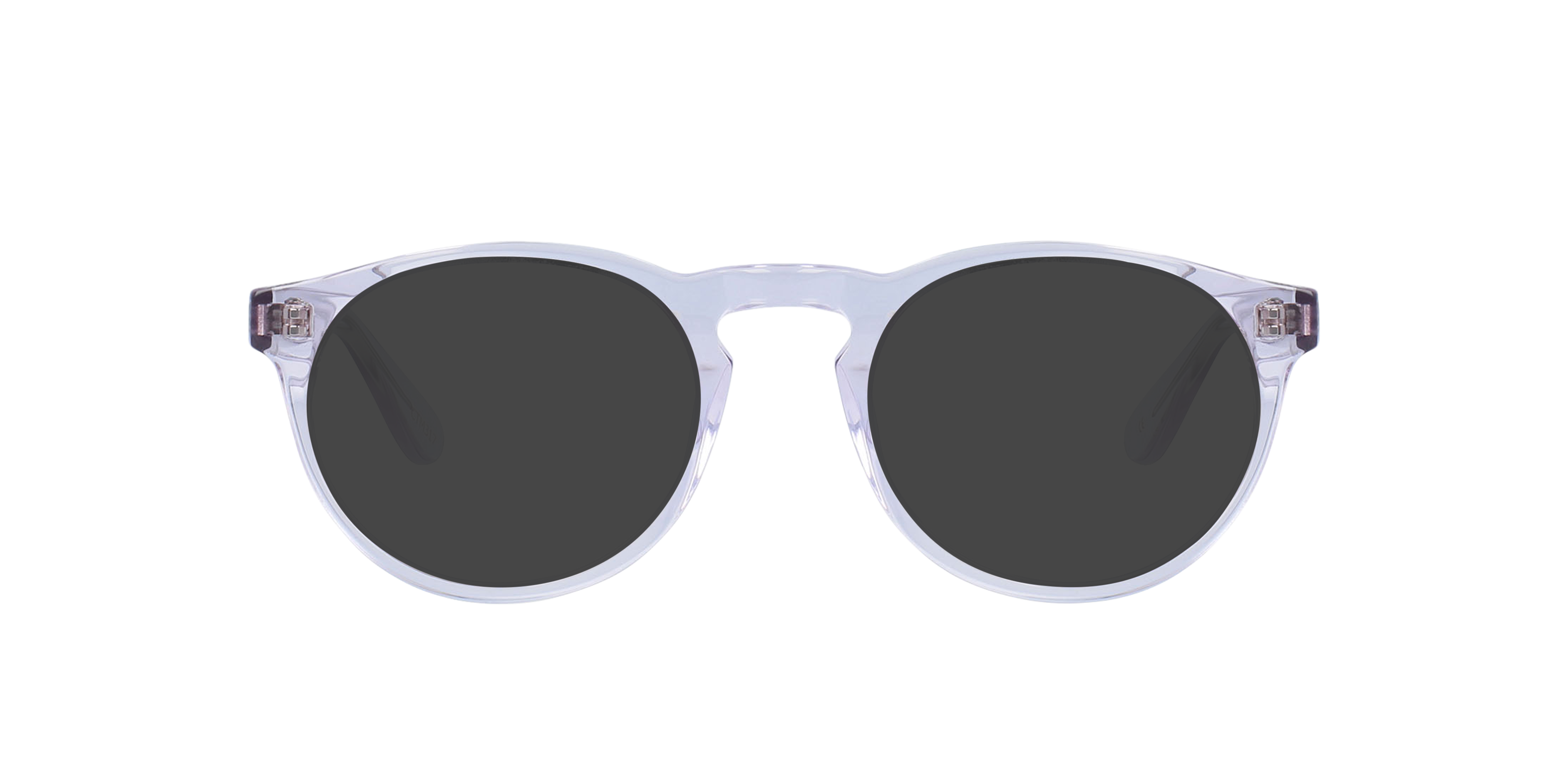 Steven S. Crystal Purple AcetaatEyeglass Frames van B24, met getinte lenzen