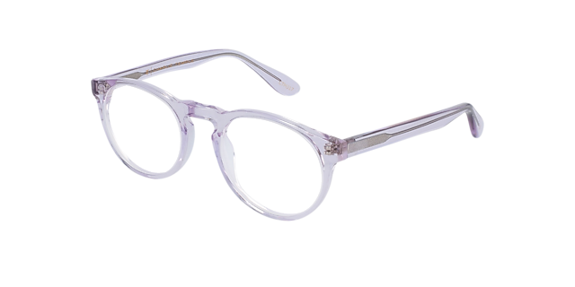 Steven S. Crystal Purple AcetaatEyeglass Frames van B24, Hoekweergave