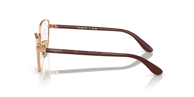VO4285 Roségoud MetaalEyeglass Frames van B24, Zijaanzicht