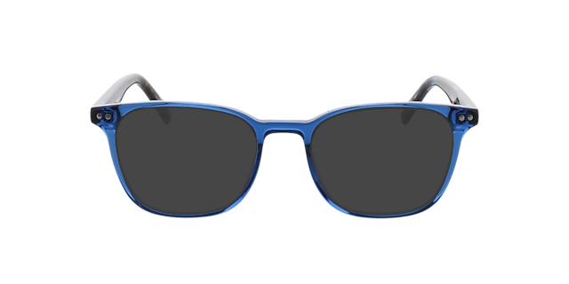 Johnny Kristal blauw & blauw Havana AcetaatEyeglass Frames van B24, met getinte lenzen