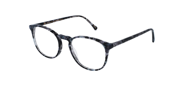 Neil Thunder Sky AcetaatEyeglass Frames van B24, Hoekweergave