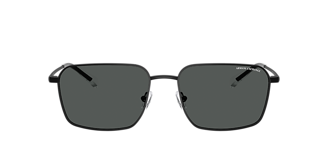 AX2053S Matt Schwarz MetallSunglass Frames von B24, mit getönten Gläsern
