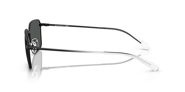 AX2053S Matt Schwarz MetallSunglass Frames von B24, Seitenansicht
