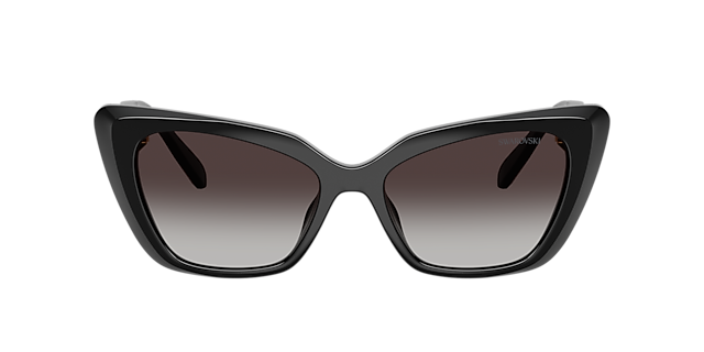 SK6047 Schwarz KunststoffSunglass Frames von B24, mit getönten Gläsern