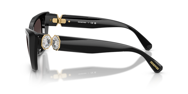 SK6047 Schwarz KunststoffSunglass Frames von B24, Seitenansicht