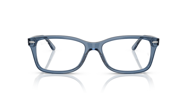 RB5428 Transparent Dark Blue AcetatEyeglass Frames von B24, Vorderansicht