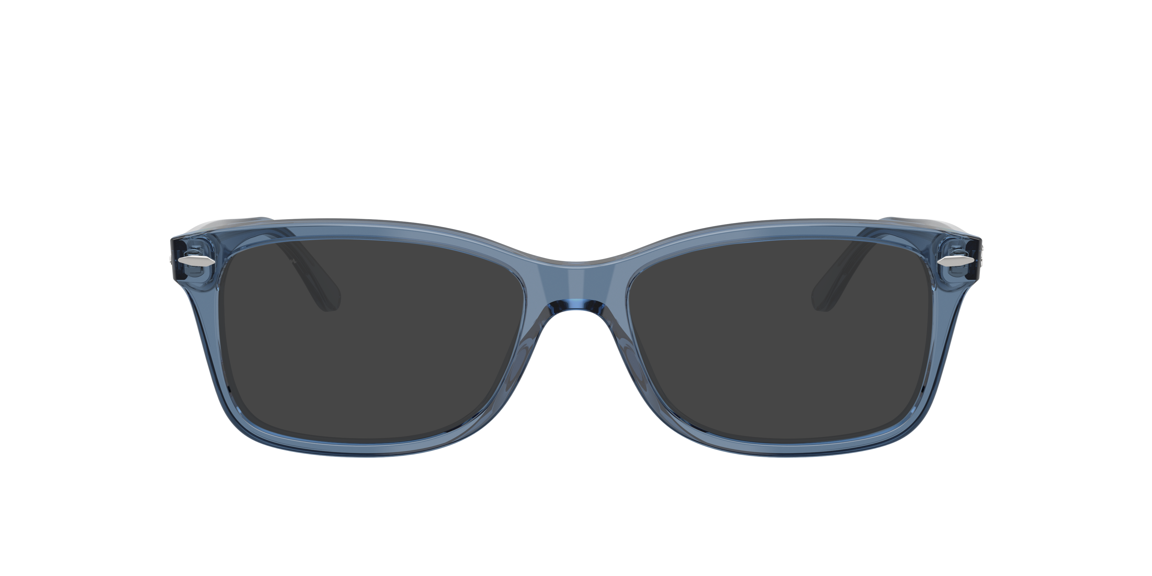 RB5428 Transparent Dark Blue AcetatEyeglass Frames von B24, mit getönten Gläsern