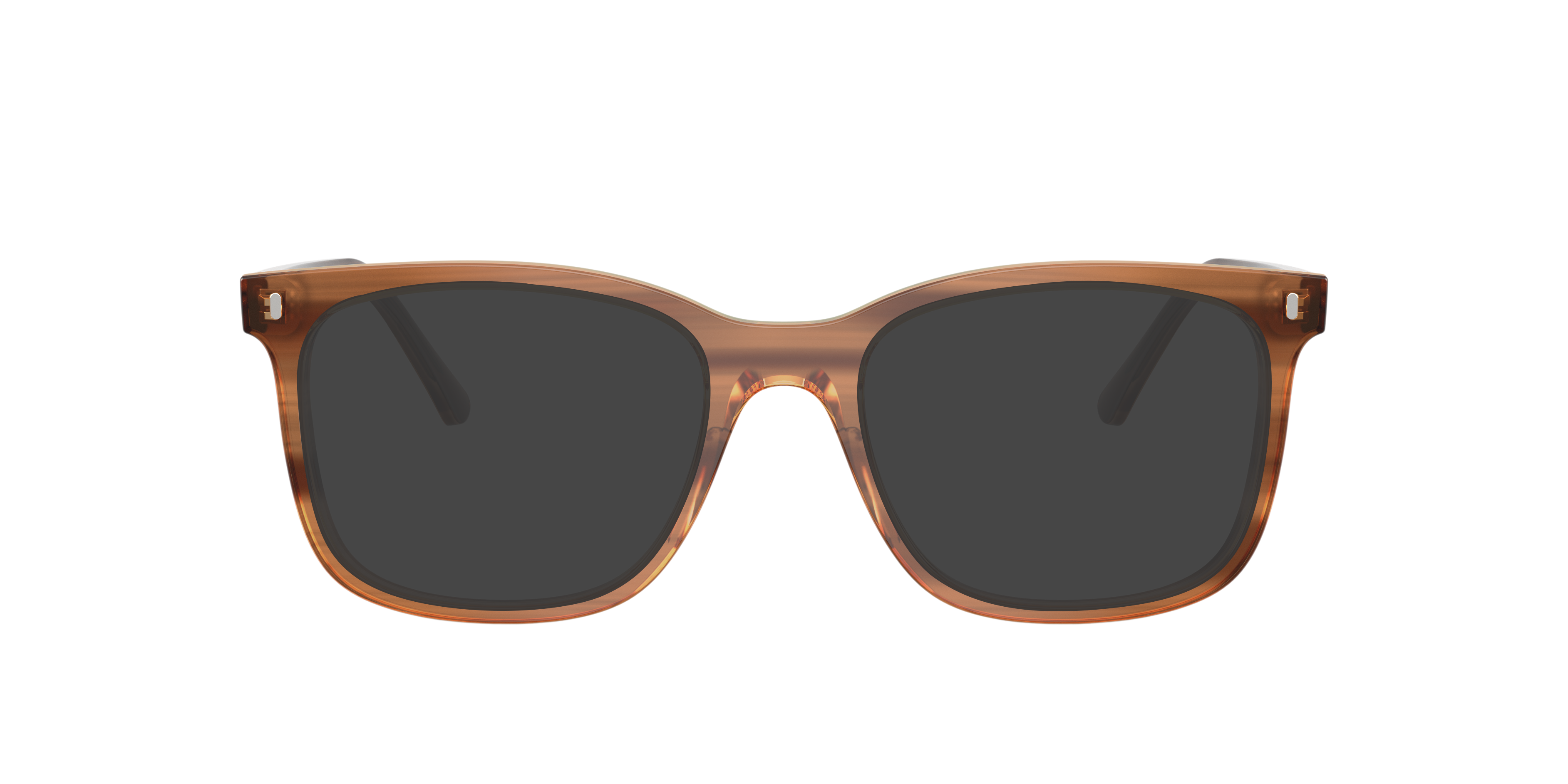 RB5446 Bruin Gestreept AcetaatEyeglass Frames van B24, met getinte lenzen