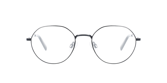 Logan Black Titanium TitaanEyeglass Frames van B24, Vooraanzicht