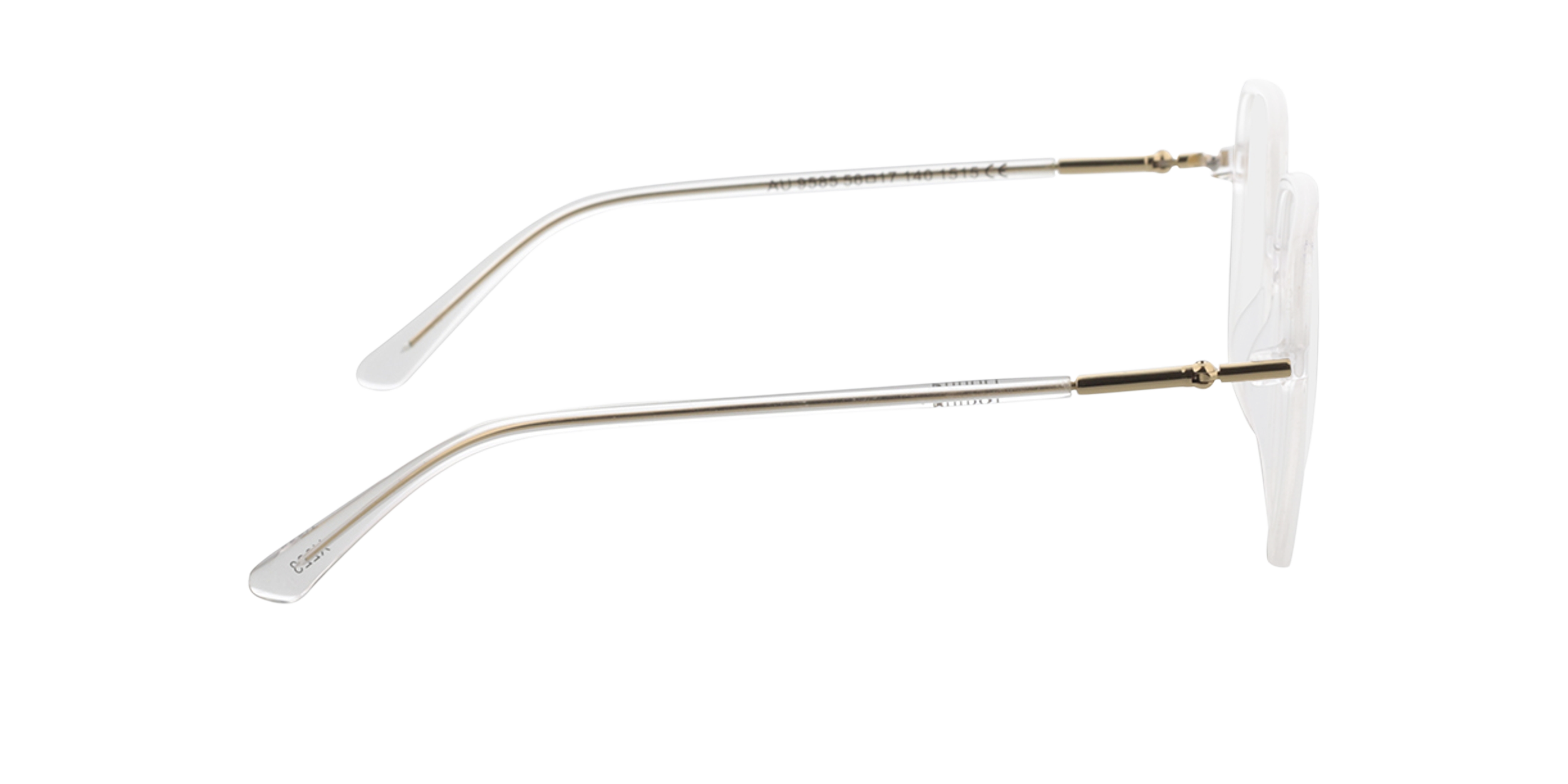 Donna Kristall AcetatEyeglass Frames von B24, Seitenansicht