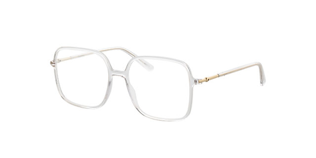 Donna Kristall AcetatEyeglass Frames von B24, Dreiviertelansicht