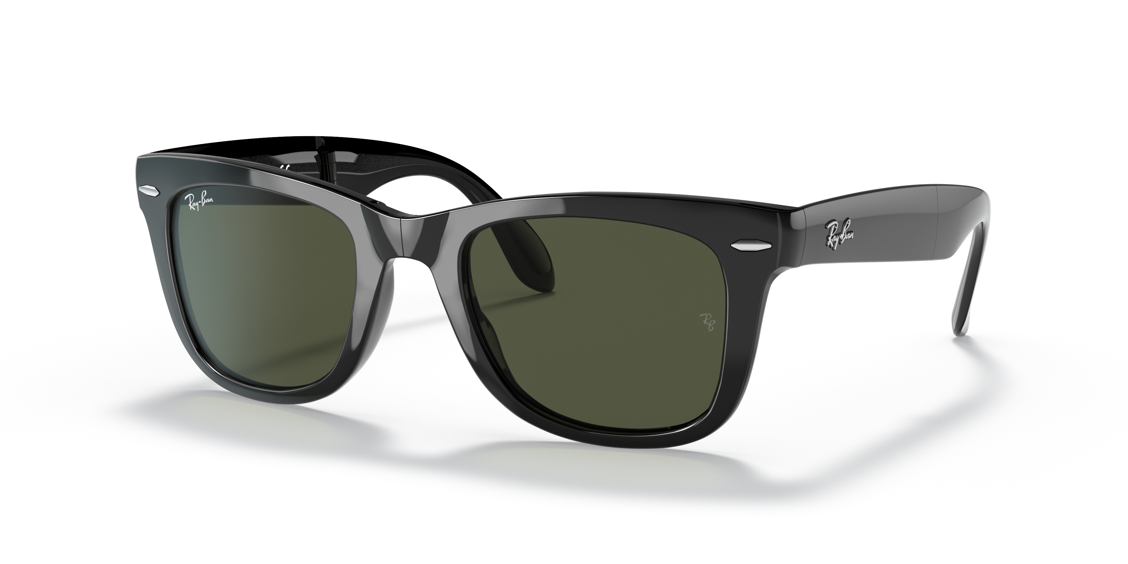 RB4105 Zwart KunststofSunglass Frames van B24, Hoekweergave