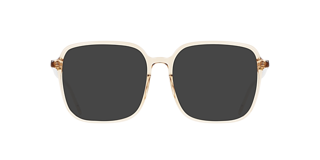 Elan Crystal Caramel AcetaatEyeglass Frames van B24, met getinte lenzen