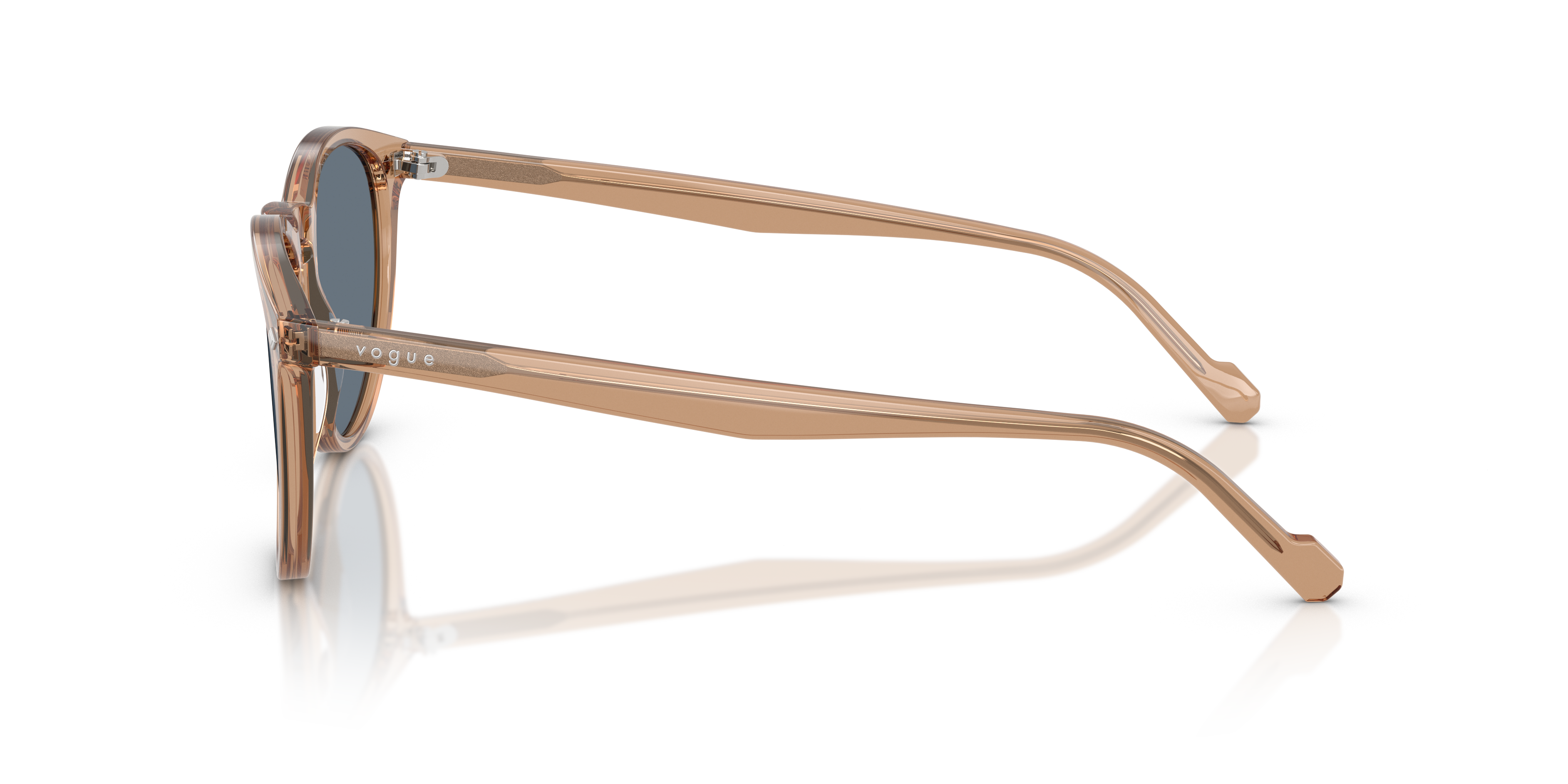 VO5599S Braun transparent AcetatSunglass Frames von B24, Seitenansicht