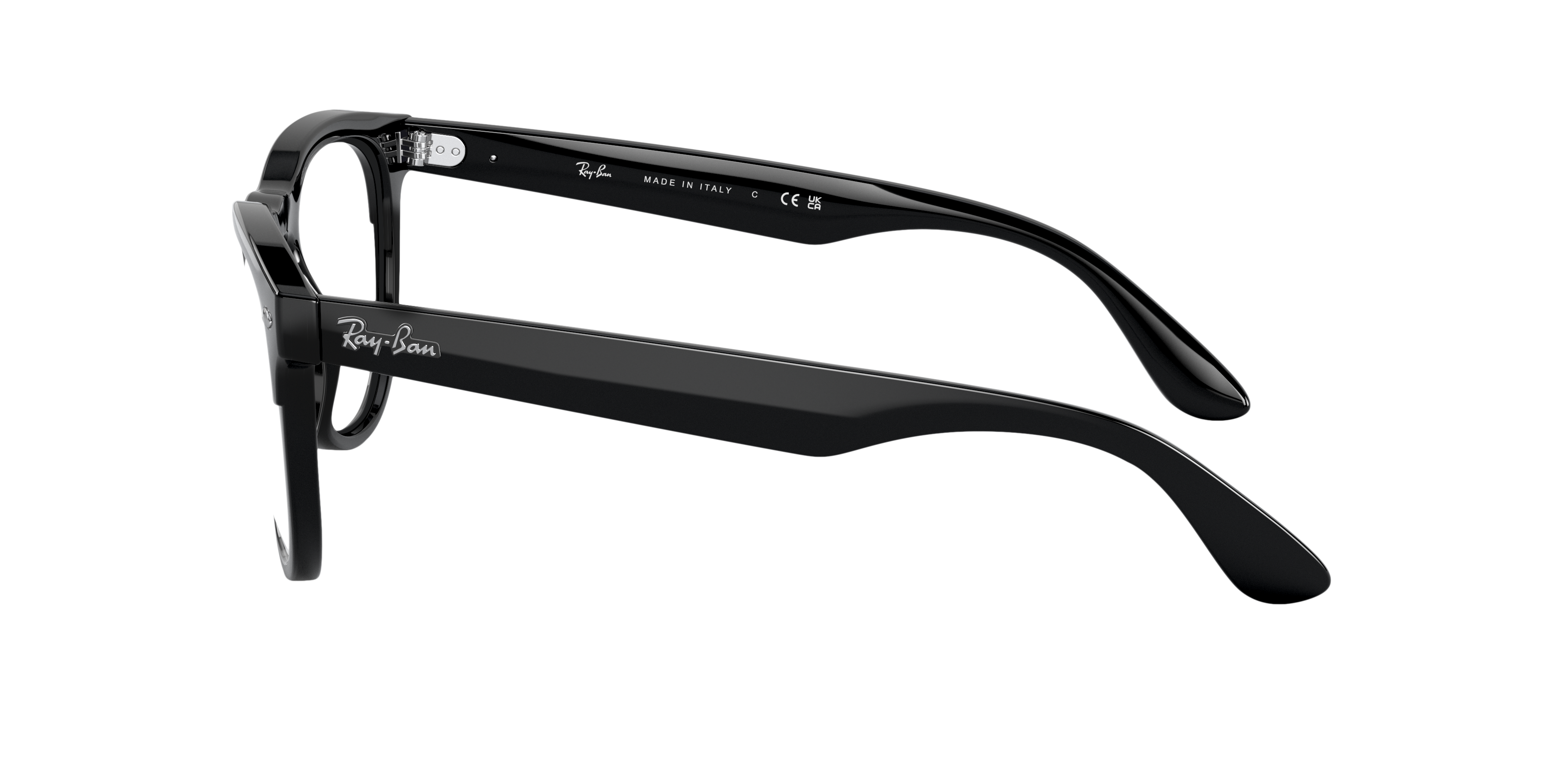 RB4471V Schwarz KunststoffEyeglass Frames von B24, Seitenansicht