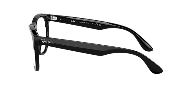 RB4471V Zwart KunststofEyeglass Frames van B24, Zijaanzicht