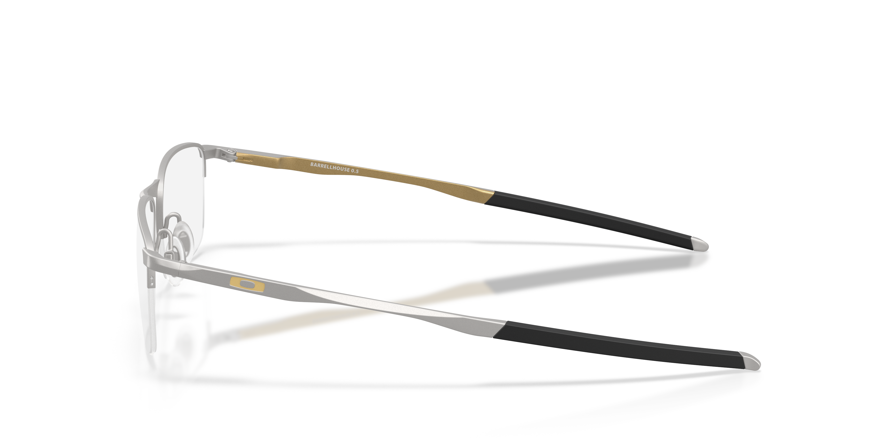 Barrelhouse™ 0.5 Alloy Collection Titan MetallEyeglass Frames von B24, Seitenansicht