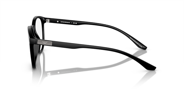 EA3229 Matt Schwarz KunststoffEyeglass Frames von B24, Seitenansicht