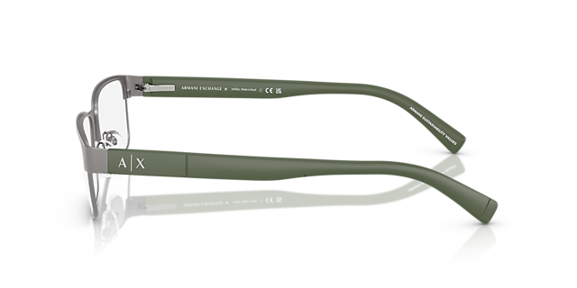 AX1017 Matt Gunmetal MetallEyeglass Frames von B24, Seitenansicht