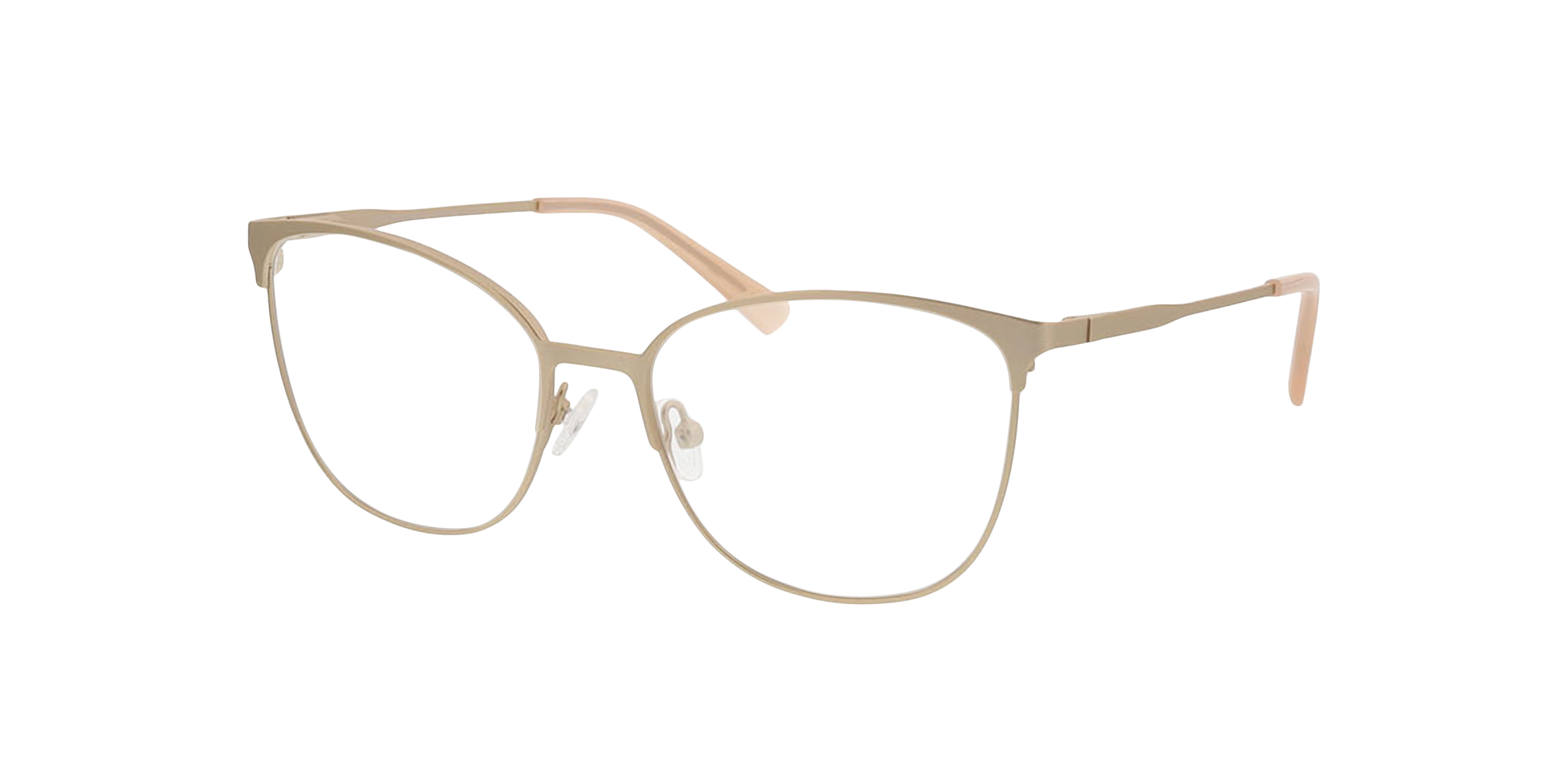 Yorkville Matgoud MetaalEyeglass Frames van B24, Hoekweergave