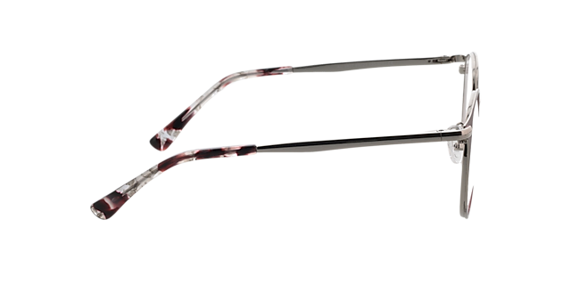 Nitra Burgunder & Silber MetallEyeglass Frames von B24, Seitenansicht