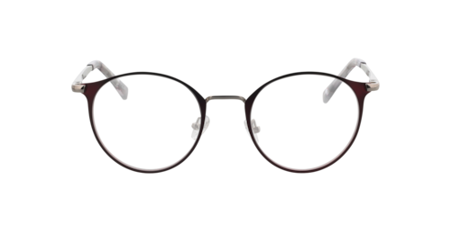 Brille24 - Nitra, Damen, Burgunder/Silber/Brown / Matt Pink Gold/Black / Gold, Größe: Large