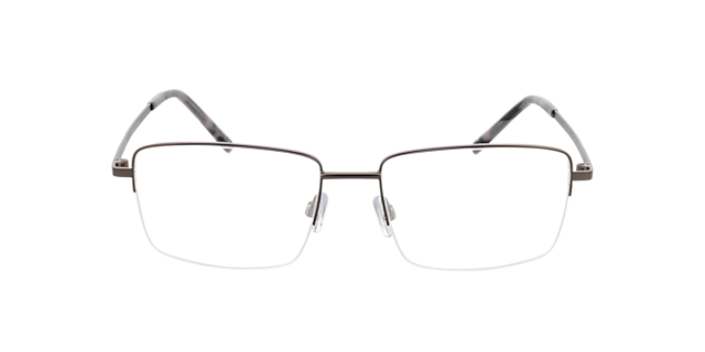 Dawson Satijn gunmetal &  grijs Havana MetaalEyeglass Frames van B24, Vooraanzicht