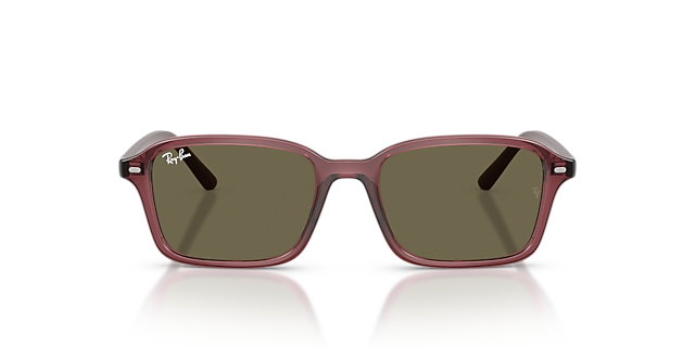 RB9131S Transparent Dark Violet KunststoffSunglass Frames von B24, Vorderansicht