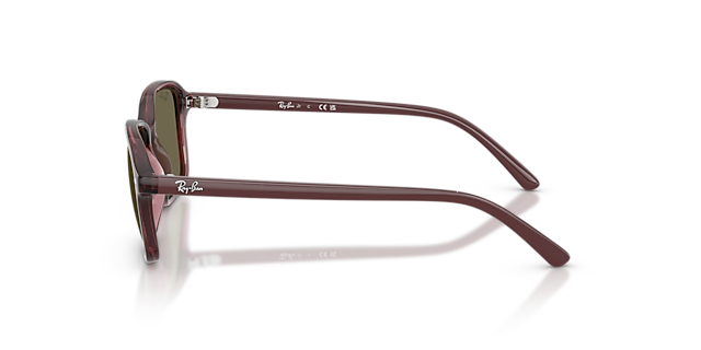 RB9131S Transparent Dark Violet KunststoffSunglass Frames von B24, Seitenansicht