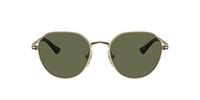PO2486S Gold & Havana MetaalSunglass Frames van B24, met getinte lenzen