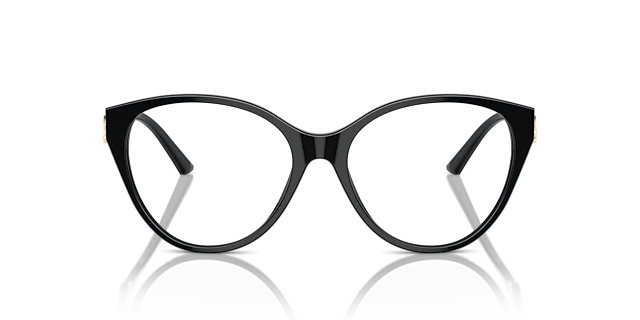 JC3009 Schwarz AcetatEyeglass Frames von B24, Vorderansicht