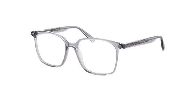 Taylor Kristal lichtgrijs AcetaatEyeglass Frames van B24, Hoekweergave