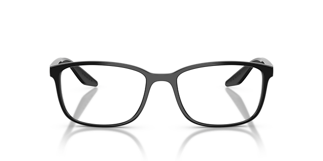 PS 07RV Schwarz KunststoffEyeglass Frames von B24, Vorderansicht